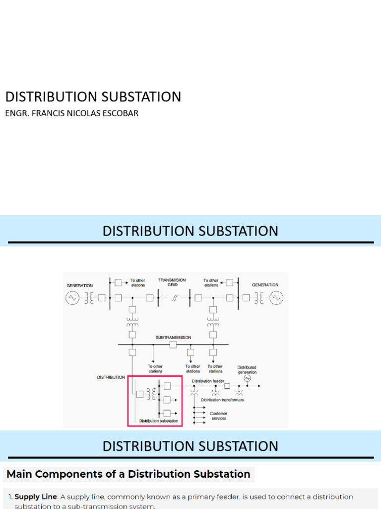 Understanding Distribution Substations | PDF | Electric Power ...
