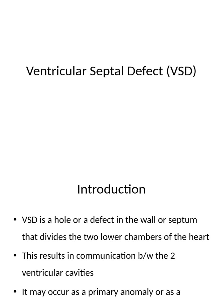 Understanding Ventricular Septal Defect | PDF | Cardiovascular System ...