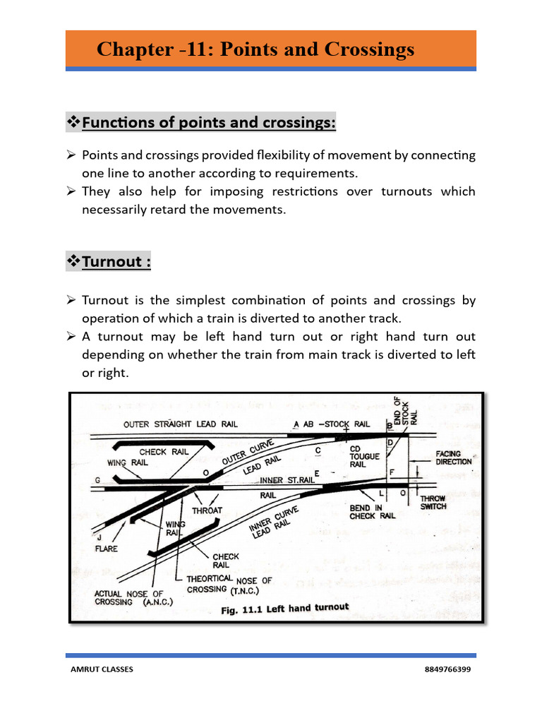 Understanding Points and Crossings | PDF | Rail Transport | Transport ...