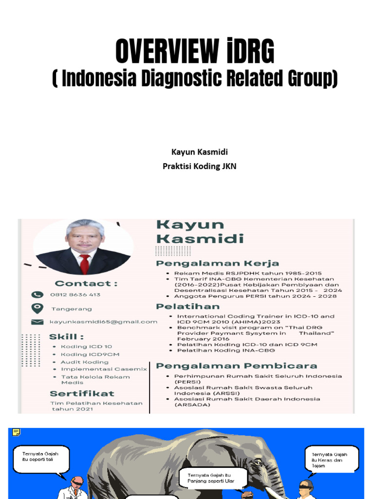 Perbandingan Sistem iDRG dan INA-CBG | PDF