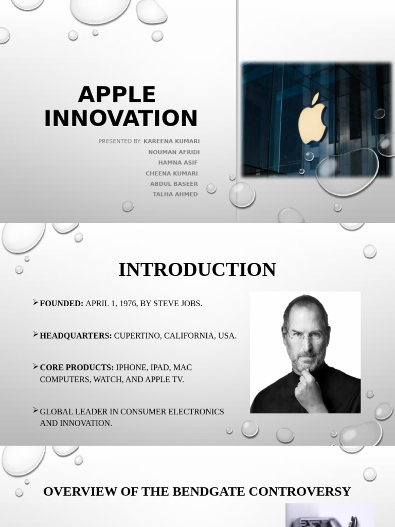 Apple Innovation and Bendgate Response | PDF | I Phone | Apple Inc.