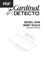 Detecto-8440 User Manual