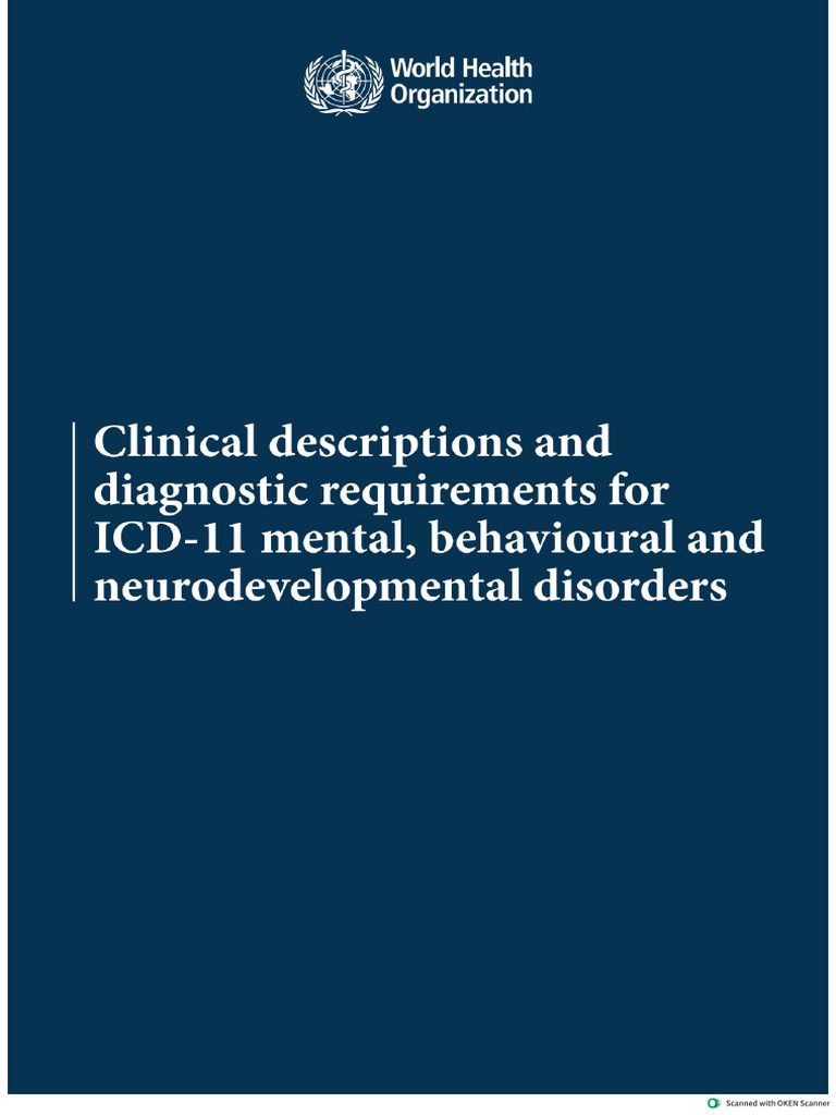 Icd 11 New Release | PDF