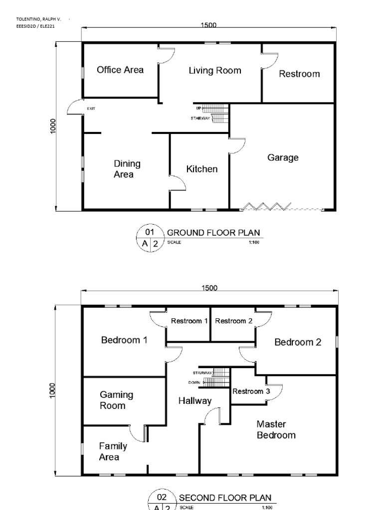 Tolentino - Floor Plan Revised (APPROVED) | PDF