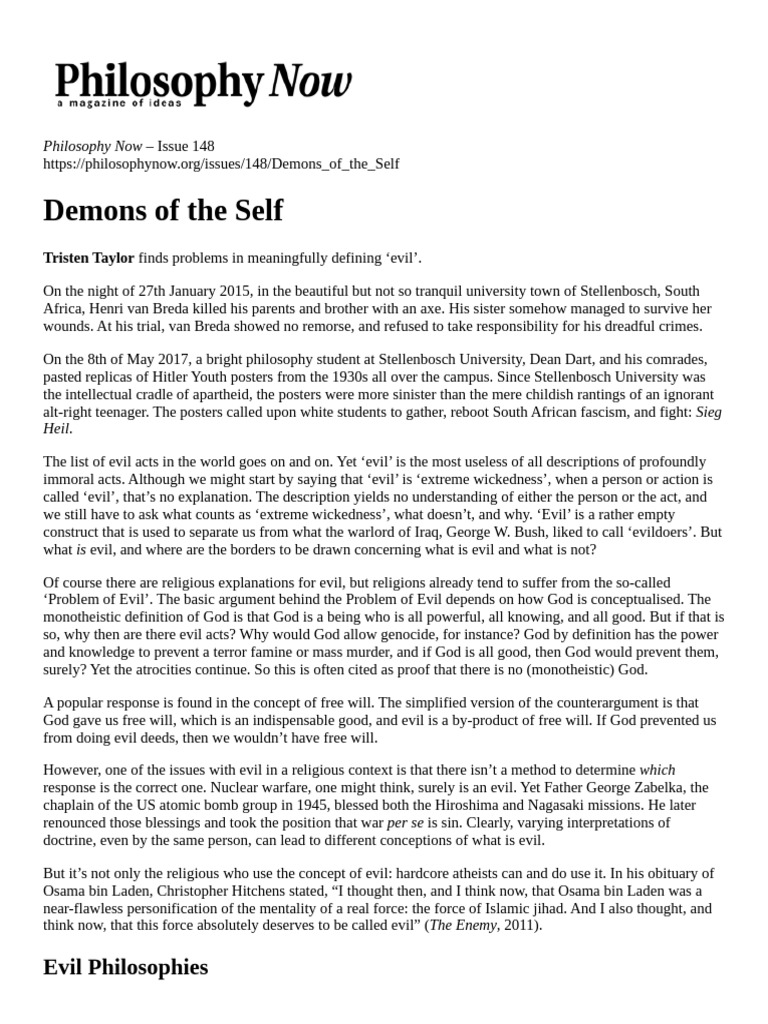 Understanding the Concept of Evil | PDF | Socrates | Evil
