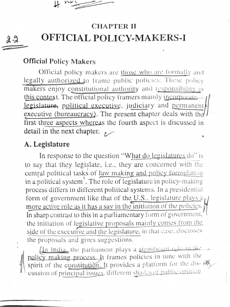 Official Policy Makers | PDF