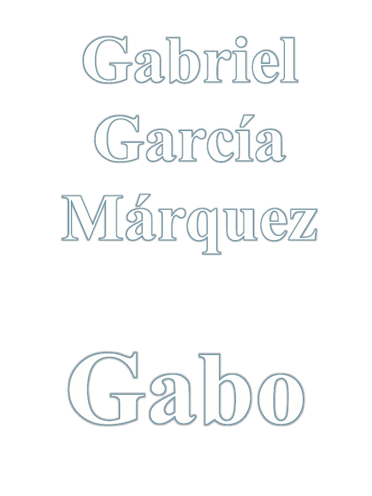 Gabo | PDF