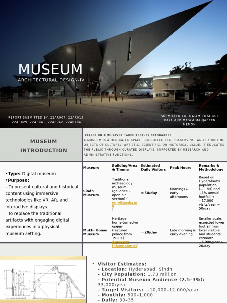 Museum Design and Layout Report | PDF | Museum | Anthropometry