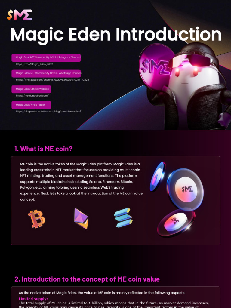 ME Coin: Value and Ecosystem Overview | PDF | Cryptocurrency | Market ...