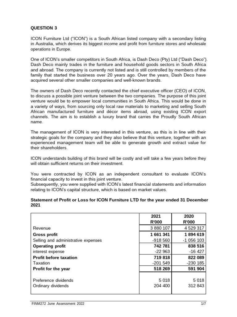 Tutorial+Question+3+ +WACC | PDF | Preferred Stock | Interest