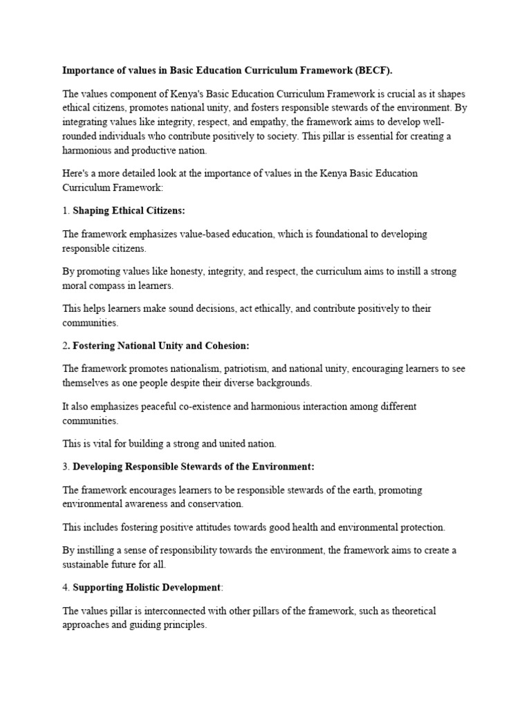 Importance of Values in BECF Micro T | PDF | Value (Ethics) | Integrity
