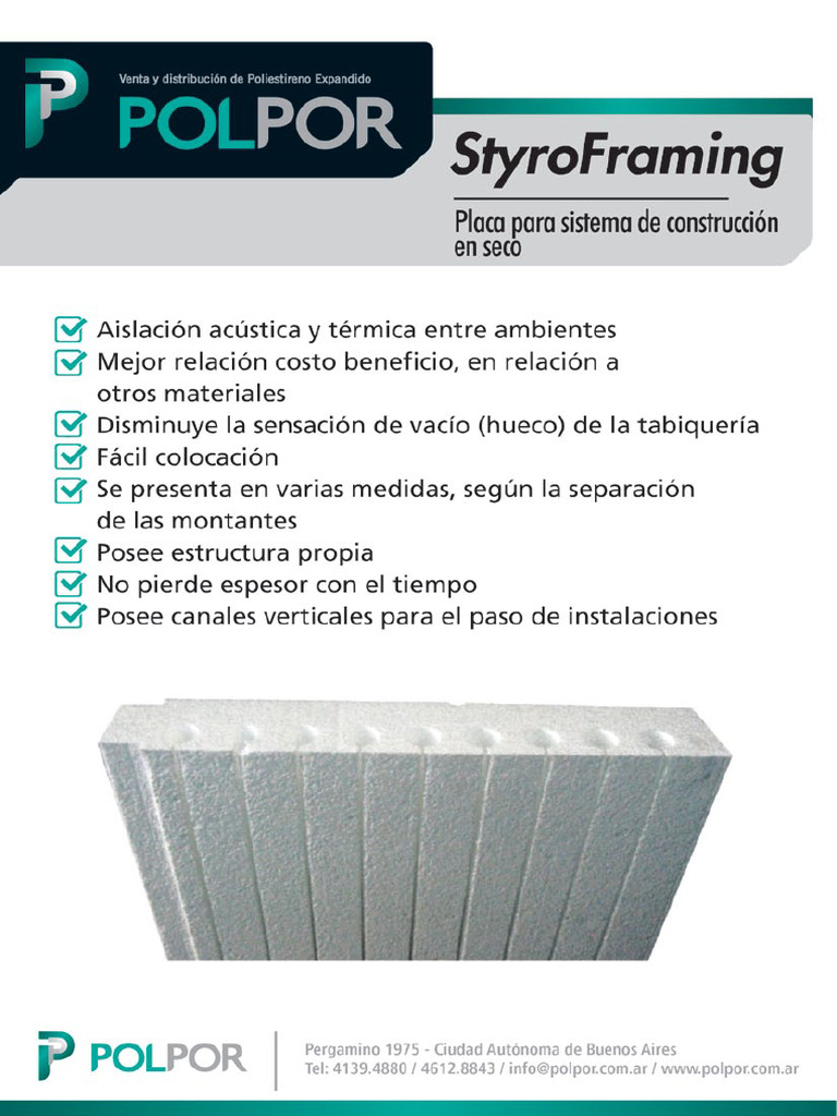 Styro Framing | PDF