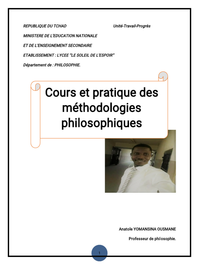 Cours de philosophie pour la seconde | PDF | Aristote | Platon