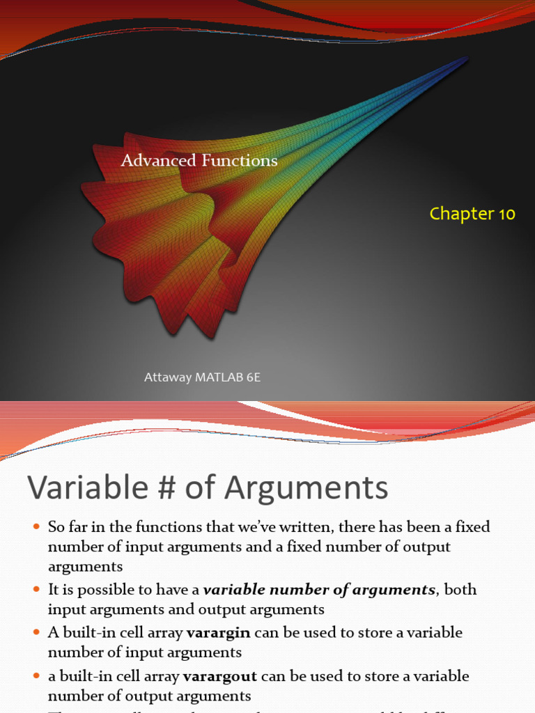 MATLAB Variable Arguments & Recursion | PDF | Parameter (Computer ...
