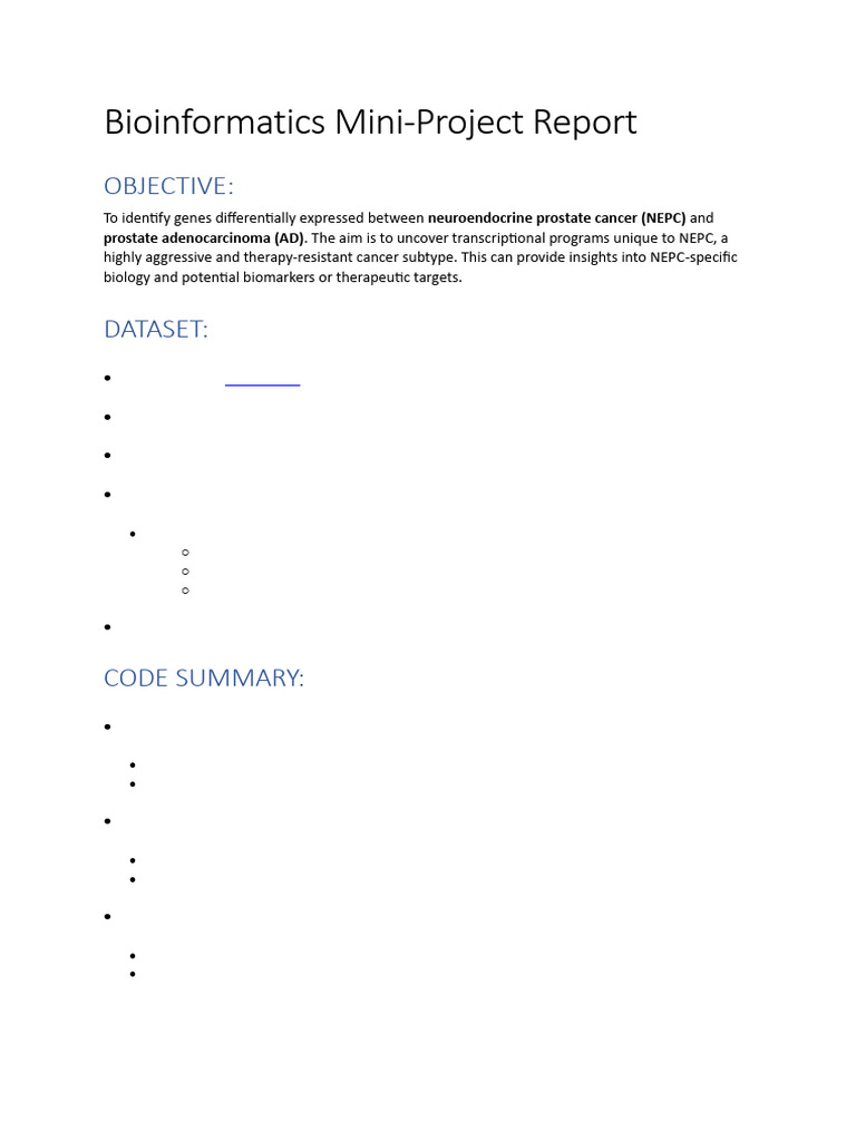 22BT10026 BioinformaticsLab Report2025 | PDF | Mathematical And ...