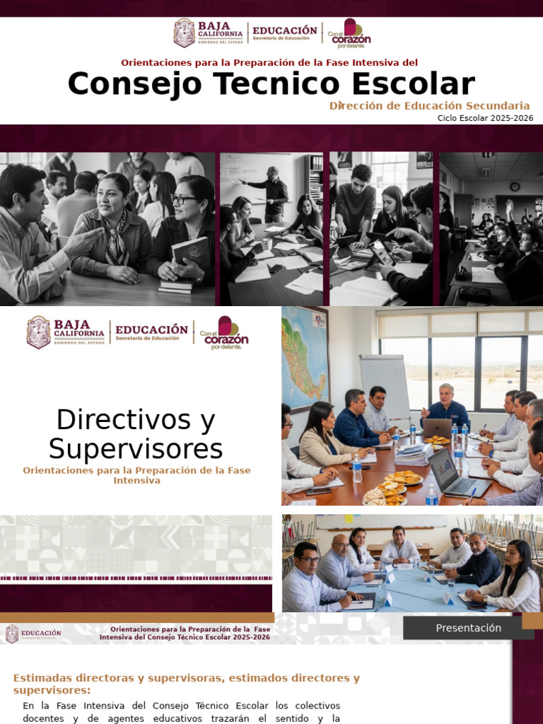 Consejo Tecnico Escolar 25-26 Fase Intensiva | PDF | Plan de estudios ...