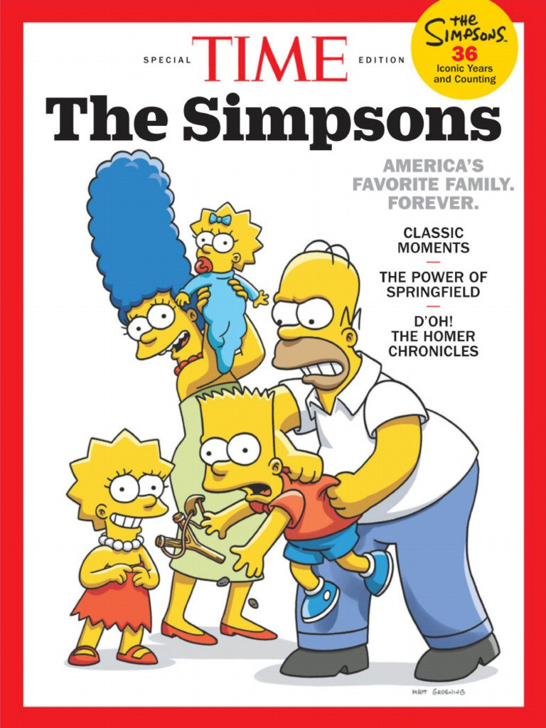 TIME - The Simpsons 2025 - Freemagazines - Top | PDF