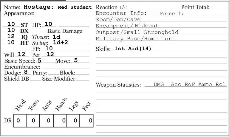 Hostage Med Student | PDF