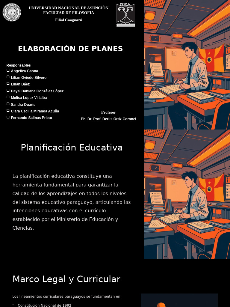 Planificación Educativa en Paraguay | PDF | Plan de estudios | Evaluación