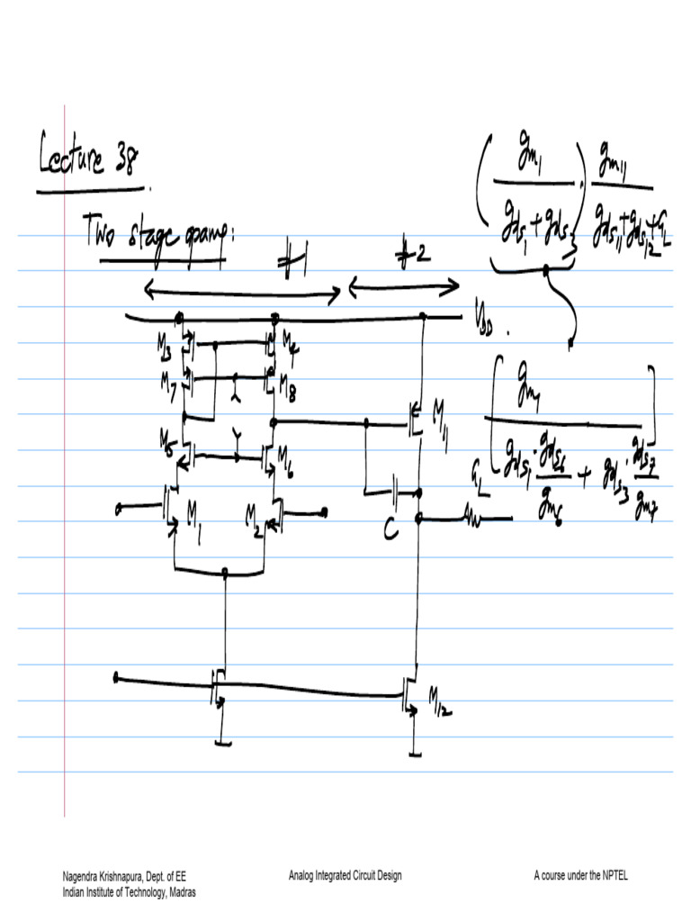 Analog Integrated Circuit Design Course | PDF