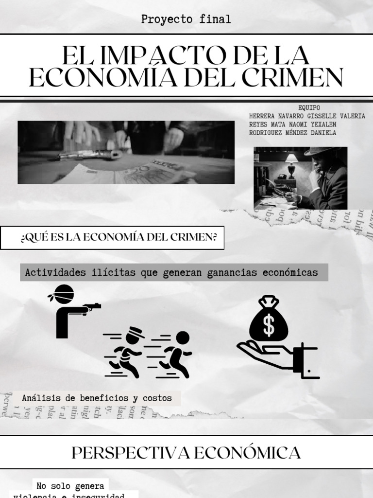 Impacto Económico del Crimen Organizado | PDF | Crímenes | Crimen y ...