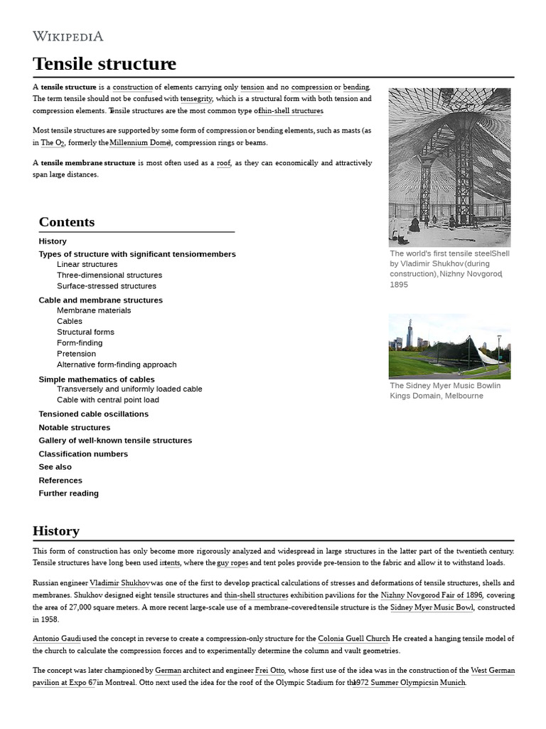 Understanding Tensile Structures | PDF