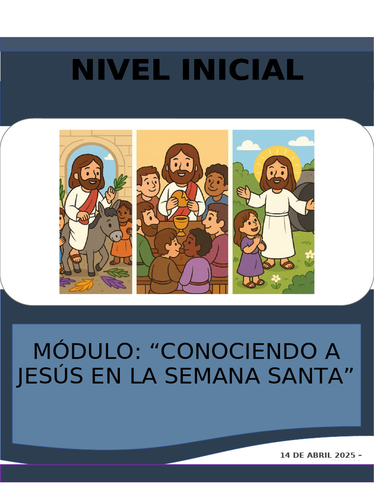 Aprendizaje sobre Jesús en Semana Santa | PDF | Jesús | Última cena