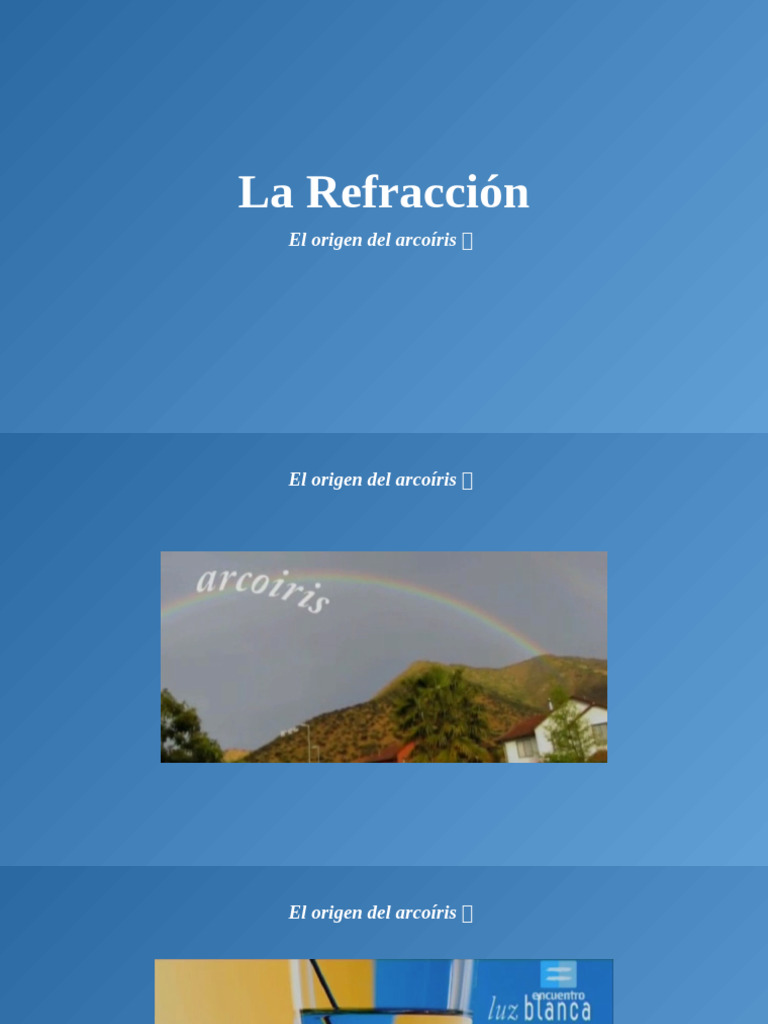 La Refracción | PDF