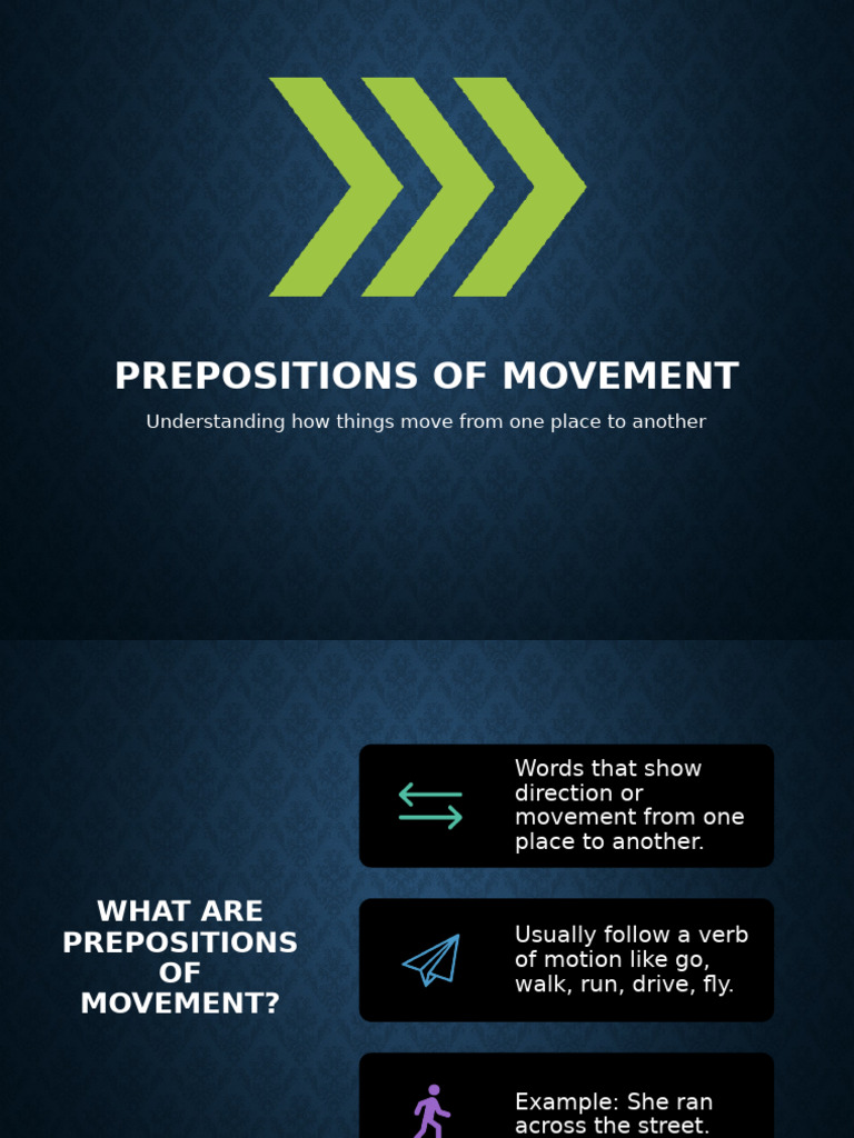 Journey to School with Movement Prepositions | PDF | Subject (Grammar ...