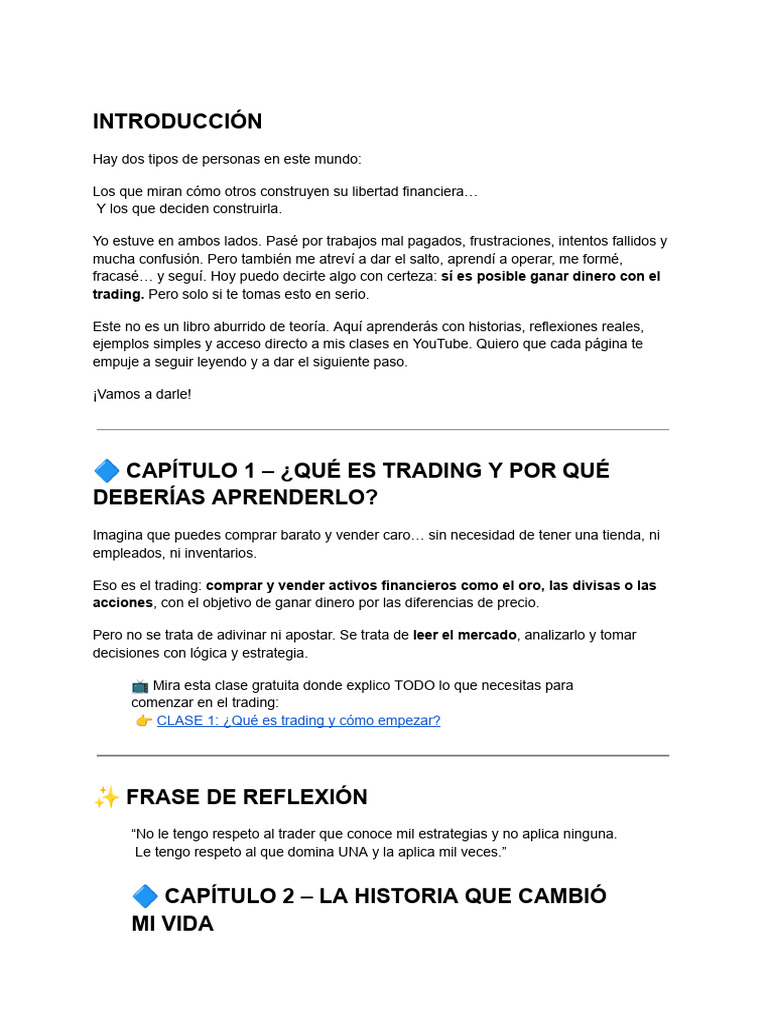 Guía Práctica para Iniciar en Trading | PDF | Comerciante (Finanzas)