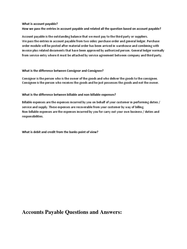Understanding Accounts Payable Basics | PDF | Accounts Payable | Invoice