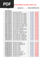Daftar Harga Piston dan Sparepart Diesel | PDF | Engine Technology