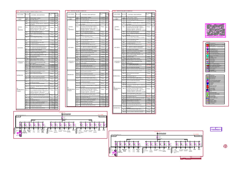 2BHK & 3BHK Switch Board Schedule | PDF