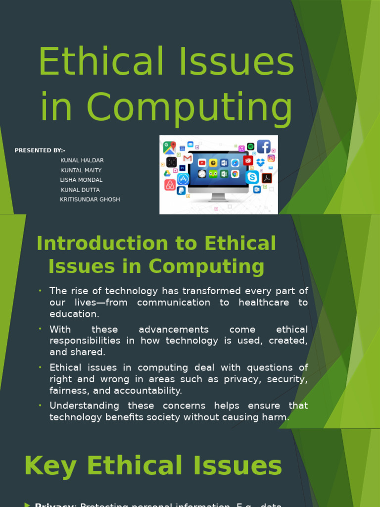 Ethical Issues in Computing Overview | PDF | Computer Security | Security
