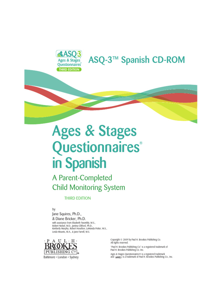 ASQ-3 Spanish Questionnaires Overview | PDF