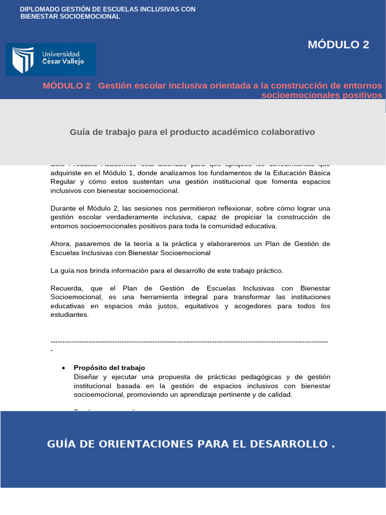 Plan de Gestión Escolar Inclusiva | PDF | Inclusión (Educación ...