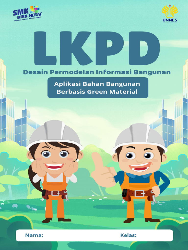 Sampul LKPD Bahasa Indonesia Tema Mengenal Bunyi Hijau Ilustratif ...