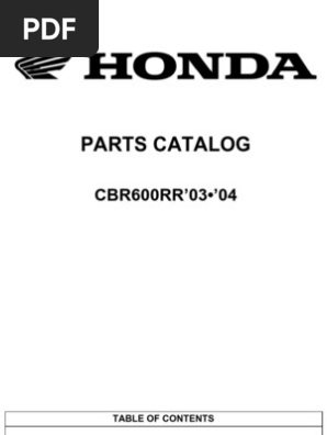03-04 honda cb600 rr free download service manual