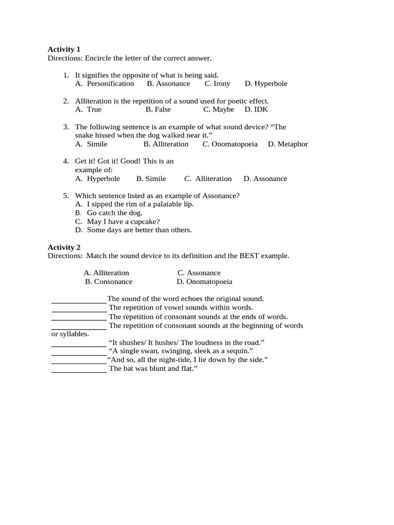 Group Activity | PDF