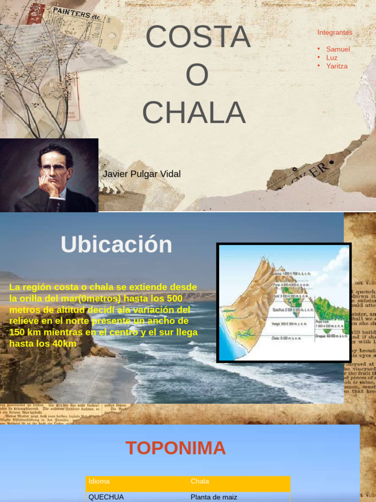 Flora y fauna de la región Chala | PDF