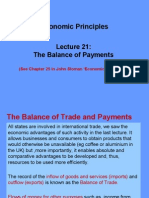 Economic Principles: The Balance of Payments
