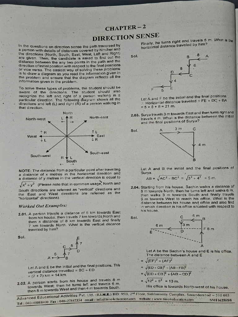 Direction Sense | PDF