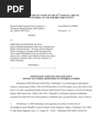 Motion to Compel Interrogatories - Foreclosure