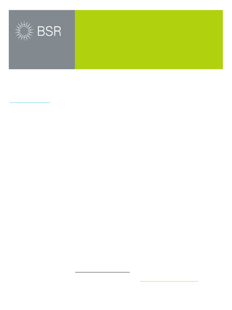 BSR Climate Adaptation Issue Brief CP | PDF | Climate Change | Supply Chain
