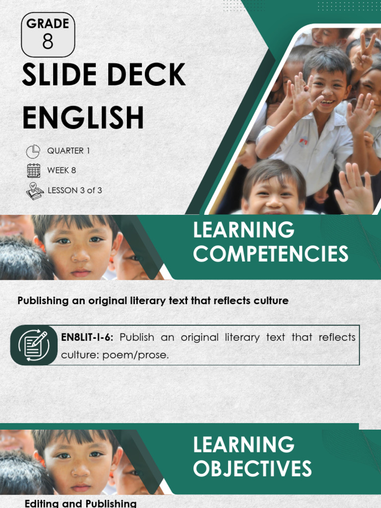 Grade 8 Multimodal Text Publishing Guide | PDF | Books | Human ...