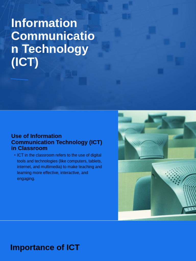 ICT in Classroom | PDF
