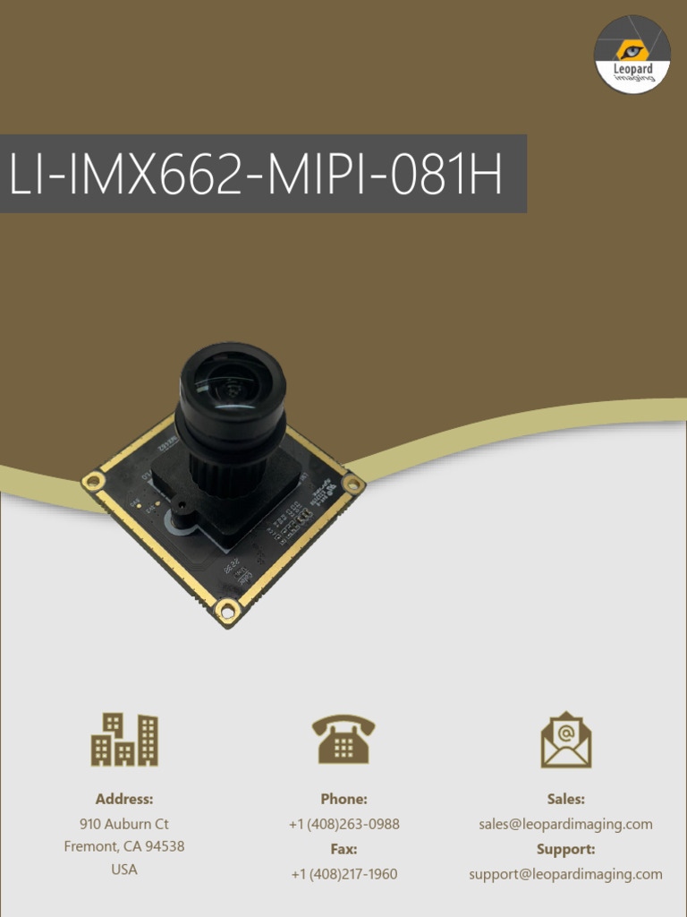 Sony IMX662 Camera Specifications | PDF | Camera Lens | Camera