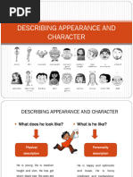 Describing People: Physical Appearance Guide | PDF | Hair | Blond