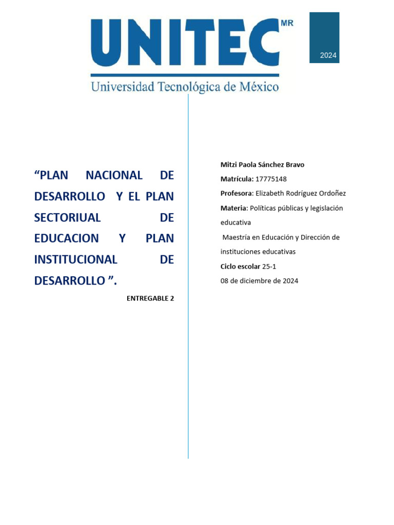 Programa Sectorial de Educación 2020-2024 | PDF | Enseñando | Inclusión ...