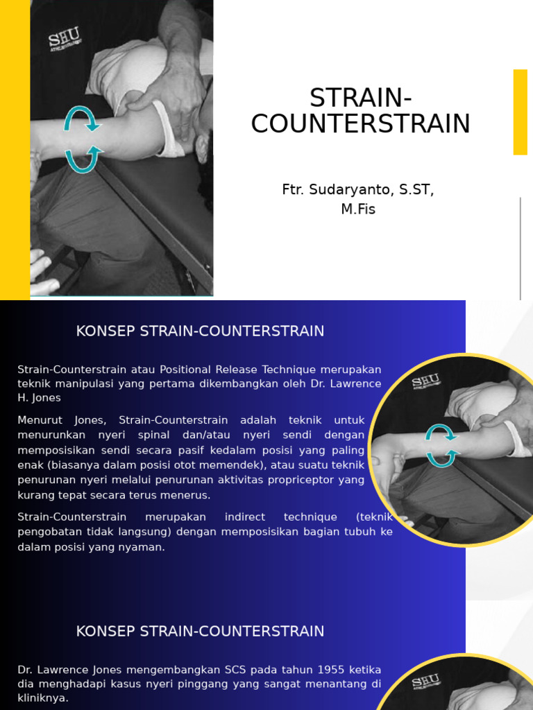 Strain Counterstrain Revisi | PDF